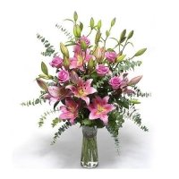 ROSES AND LILIES